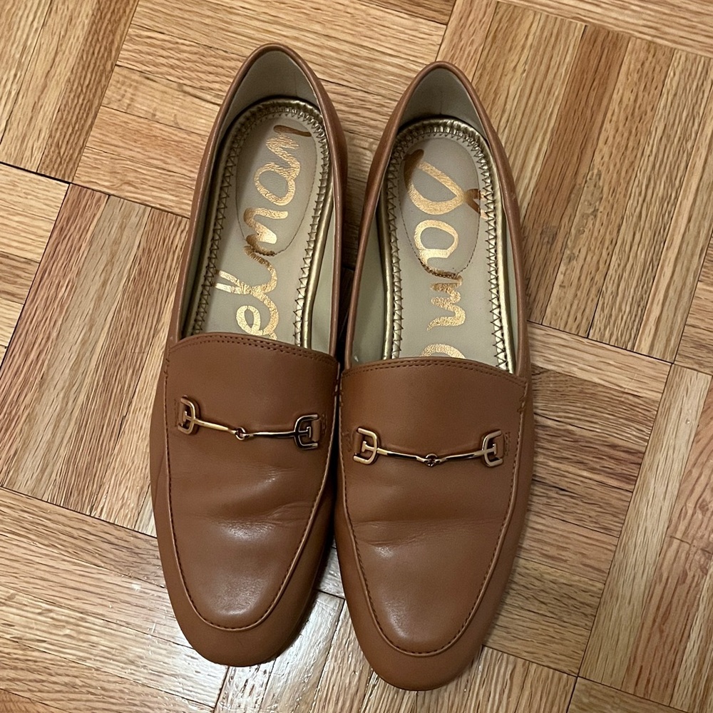 Sam Edelman Tan Leather Loafers